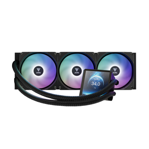 Gamdias AURA GL360 LCD ARGB All-in-One Liquid CPU Cooler With Display