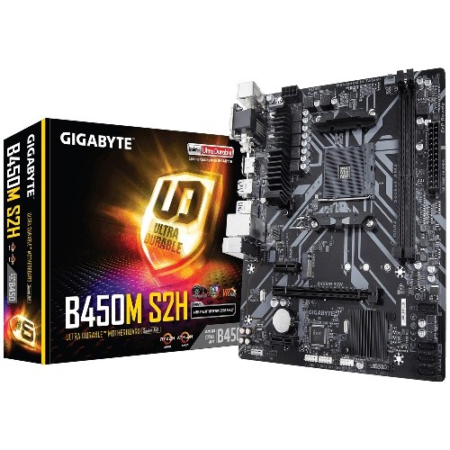 Gigabyte B450M S2H AMD AM4 Micro ATX Motherboard