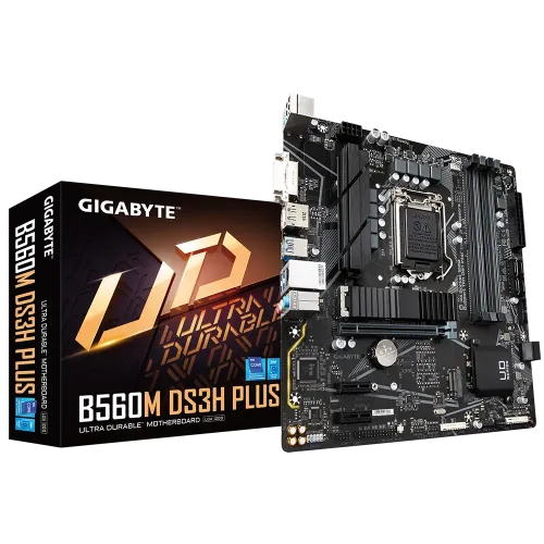 GIGABYTE B560M DS3H PLUS 10th and 11th Gen Micro ATX Motherboard