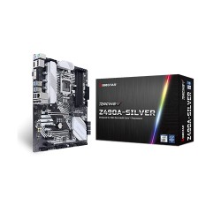 Biostar Racing Z490A Silver LGA 1200 11th Gen ATX Motherboard