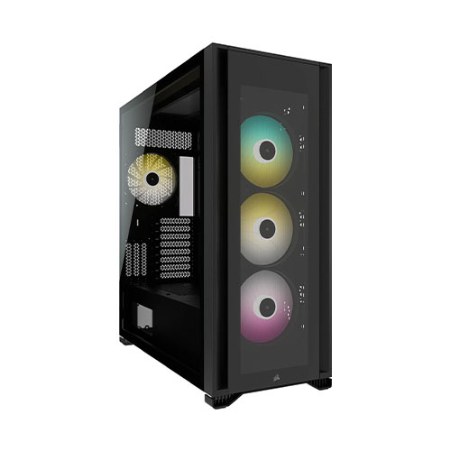 Corsair iCUE 7000X RGB Tempered Glass Full-Tower ATX Case (Black)