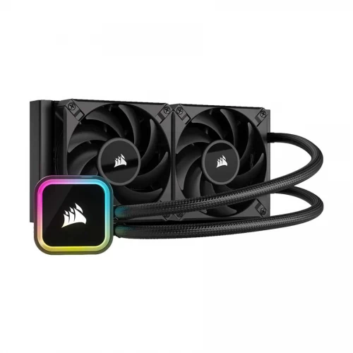 Corsair iCUE H100i RGB ELITE Black Liquid CPU Cooler Corsair iCUE H100i RGB ELITE Black Liquid CPU Cooler
