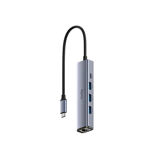 CUDY UH605 5-In-1 USB-C Hub with Gigabit Ethernet Port CUDY UH605 5-In-1 USB-C Hub with Gigabit Ethernet Port