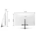 dHP R240 Core i5 4th Gen 8GB RAM 256GB SSD 23.8" FHD AIO PC
