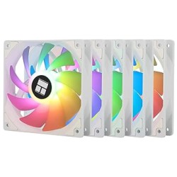 Thermalright TL-C12CW-S X5 WH CPU Air Fan 120mm ARGB Case Cooler 5 Fan