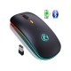 Imice E-1300 Wireless Bluetooth Ultra Slim Backlit Mouse