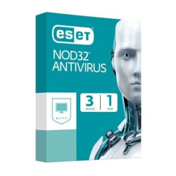 ESET NOD32 Antivirus 3 User for 1 Year