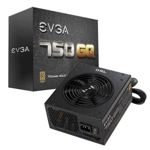 EVGA 750 GQ 80+ GOLD 750W Semi Modular Power Supply EVGA 750 GQ 80+ GOLD 750W Semi Modular Power Supply