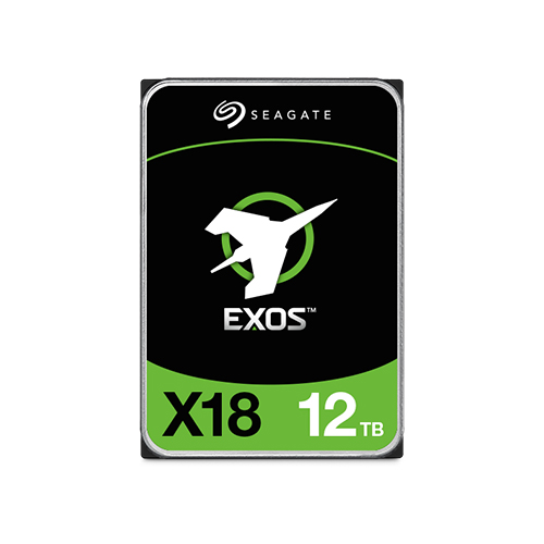 Seagate Exos X18 12TB 7200 RPM 512e SATA Enterprise HDD - ST12000NM000J