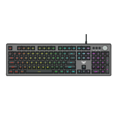 AULA F2028 RAINBOW WIRED GAMING KEYBOARD