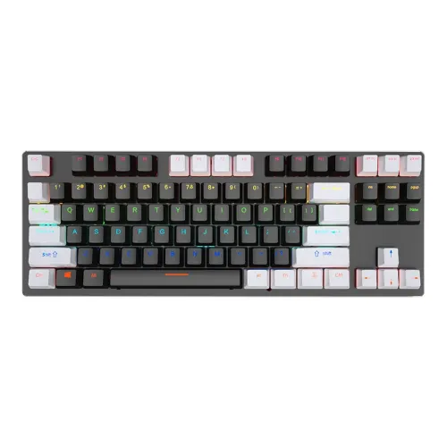 LEAVEN K550 Black TKL 87 Keys Hot Swappable Wired Mechanical Gaming Keyboard