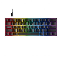 Fantech MAXFIT61 MK857 Blue Switch RGB Mechanical Keyboard (Black)