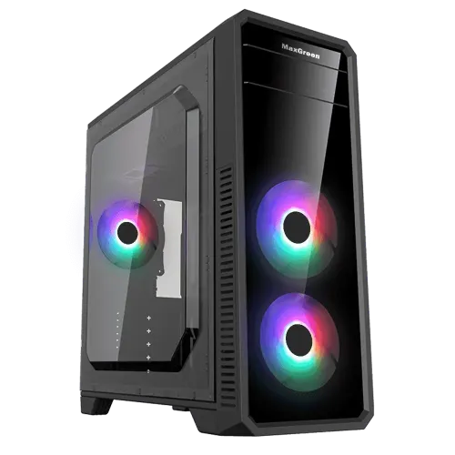 MaxGreen G561-F Mid Tower Window ATX Gaming Case