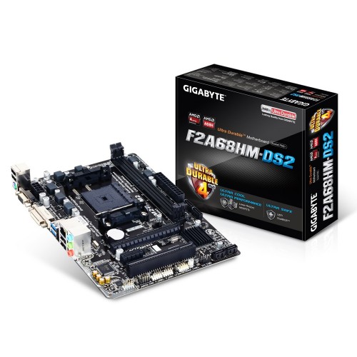 GIGABYTE GA-F2A68HM-DS2 Ultra Durable 4 Plus AMD FM2 Socket Motherboard