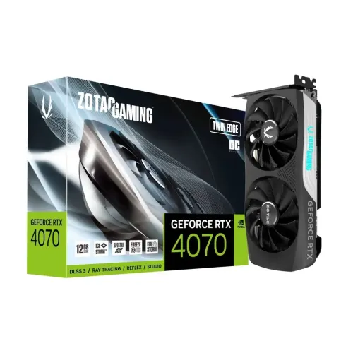 ZOTAC GAMING GeForce RTX 4070 Twin Edge OC 12GB GDDR6X Graphics Card