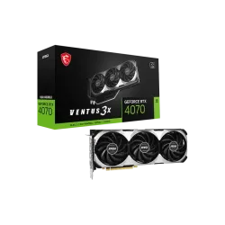 MSI GeForce RTX 4070 VENTUS 3X 12GB GDDR6X Graphics Card