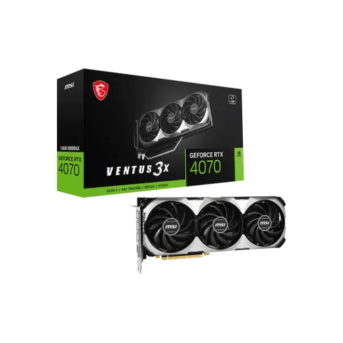 MSI GeForce RTX 4070 VENTUS 3X 12GB Graphics Card