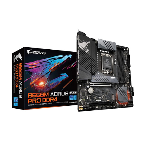 Gigabyte B660M AORUS PRO DDR4 12th Gen Micro ATX Motherboard