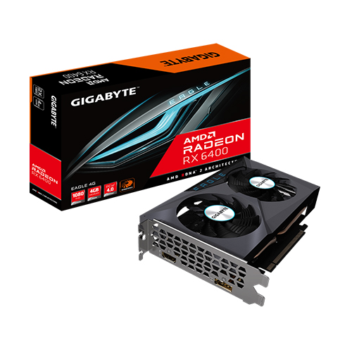 GIGABYTE RADEON RX 6400 EAGLE 4G GDDR6 GAMING GRAPHICS CARD