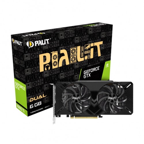 Palit GeForce GTX 1660 Ti DUAL 6GB GDDR6 Graphics Card