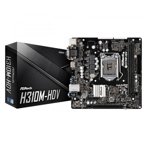 Asrock H310M-HDV 8th Gen DDR4 Motherboard