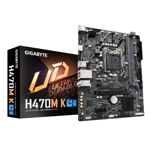 GIGABYTE H470M K DDR4 Intel 10th and 11th Gen Micro ATX Motherboard