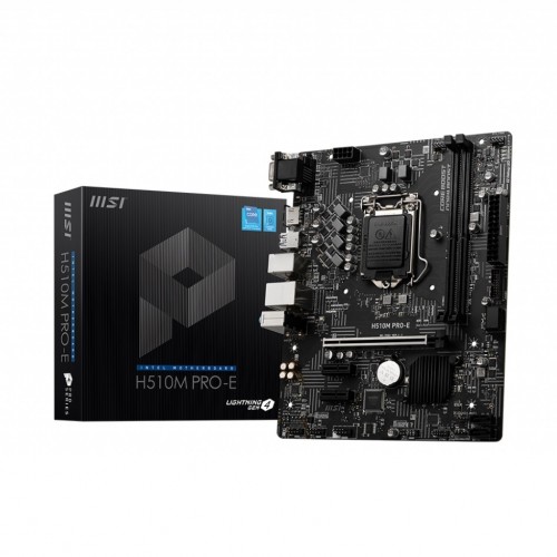 MSI H510M PRO-E Intel 10th Gen and 11th Gen Mirco-ATX Motherboard