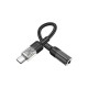 Hoco LS37 Spirit Dac Chip Type C To 3.5mm Audio Converter Hoco LS37 Spirit Dac Chip Type C To 3.5mm Audio Converter