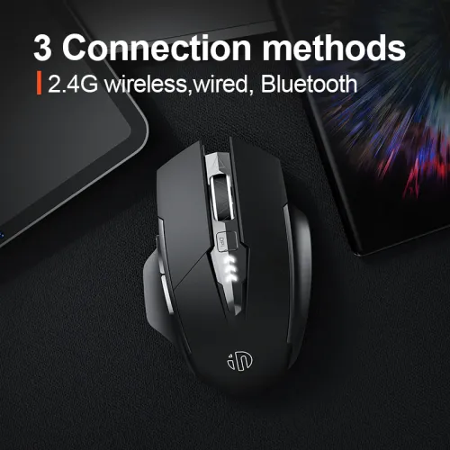 inphic A1 2.4G and Bluetooth Computer Mouse