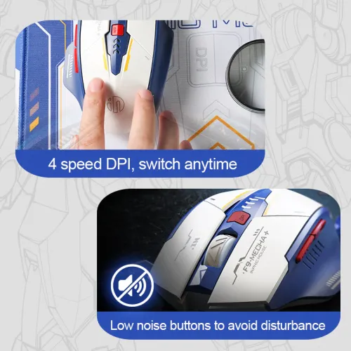 inphic F9 2.4G Wireless Office Mouse