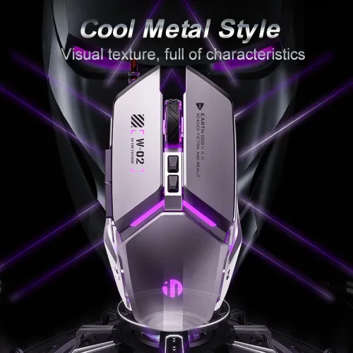 inphic W2 Ⅱ Silent Wired Gaming Mouse