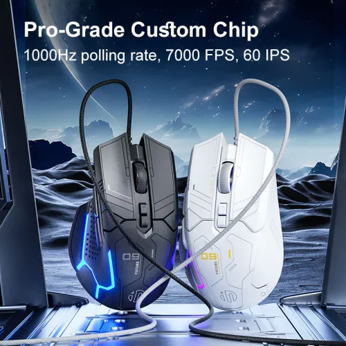 inphic PG9 AI Design Wired Gaming Mouse