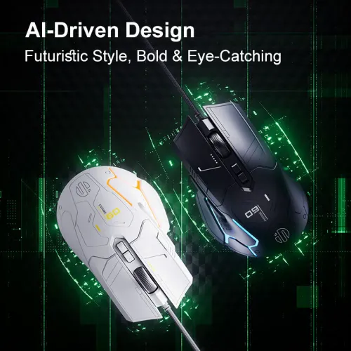 inphic PG9 AI Design Wired Gaming Mouse