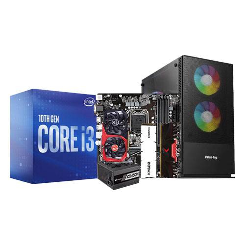 Intel 10th Gen Core i3-10100F Gaming PC Build