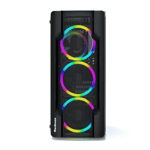 MaxGreen JX188-2 Mid-Tower RGB ATX Gaming Case MaxGreen JX188-2 Mid-Tower RGB ATX Gaming Case