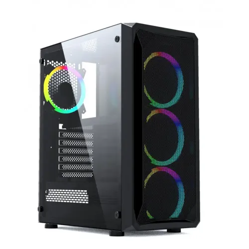 MaxGreen JX188-9 Mid-Tower RGB ATX Gaming Case