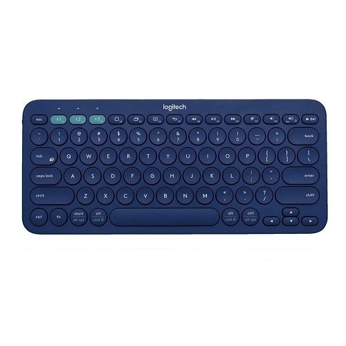 Logitech K380 Bluetooth Multi-Device Keyboard (Blue)