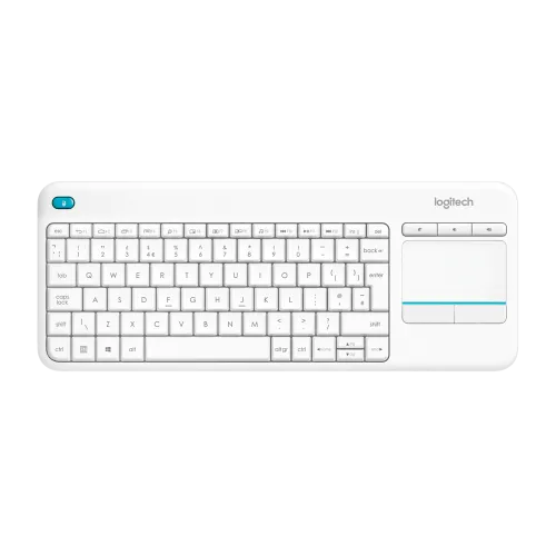 Logitech K400 PLUS WIRELESS TOUCH KEYBOARD (WHITE)