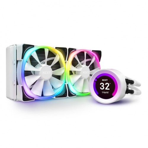 NZXT Kraken X63 RGB 280mm All-in-One Liquid CPU Cooler White