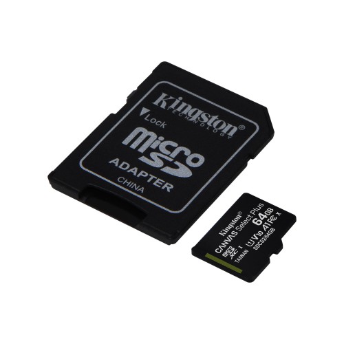 Kingston Canvas Select Plus 64 GB microSD Memory Card Kingston Canvas Select Plus 64 GB microSD Memory Card