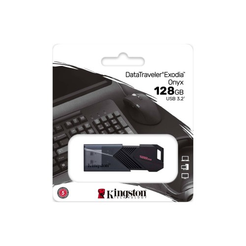 Kingston DataTraveler Exodia Onyx 128 GB USB 3.2 Pen Drive Kingston DataTraveler Exodia Onyx 128 GB USB 3.2 Pen Drive