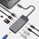 WIWU LINKER A923RPT 9 IN 1 USB-C HUB WIWU LINKER A923RPT 9 IN 1 USB-C HUB