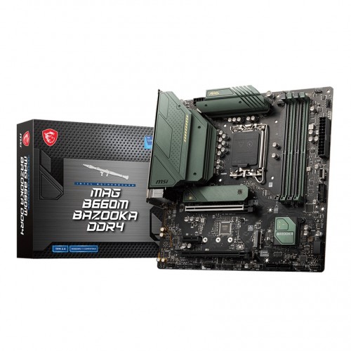 MSI MAG B660M BAZOOKA DDR4 12th Gen Micro-ATX Motherboard