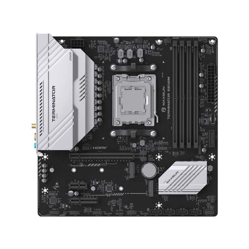 Maxsun Terminator B850M (Wi-Fi 6) DDR5 AMD AM5 Socket Motherboard Maxsun Terminator B850M (Wi-Fi 6) DDR5 AMD AM5 Socket Motherboard