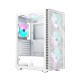 Montech X3 Mesh RGB Lighting Tempered Glass ATX Mid-Tower Gaming Case (White)