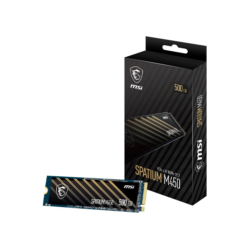 MSI SPATIUM M450 500GB PCIe 4.0 NVMe M.2 SSD