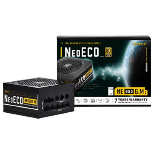 Antec NeoEco Gold NE850G.M 850W Full Modular Black Power Supply