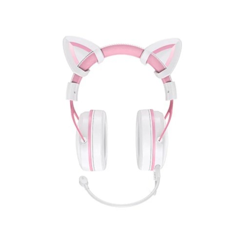 ONIKUMA X10 Pink Cat Ears Stereo Noise Cancellation Gaming Headset
