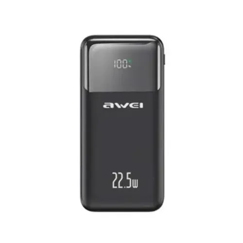 Awei P106K 10000mAh 22.5W Fast Charging Digital Display Power Bank Awei P106K 10000mAh 22.5W Fast Charging Digital Display Power Bank
