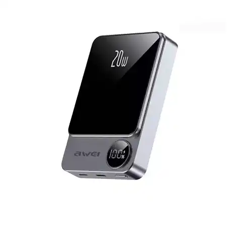 Awei P39K 10000mAh 20W PD Magnetic Wireless Power Bank Awei P39K 10000mAh 20W PD Magnetic Wireless Power Bank